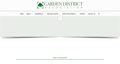 Desktop Screenshot of gardendistrictassociation.com